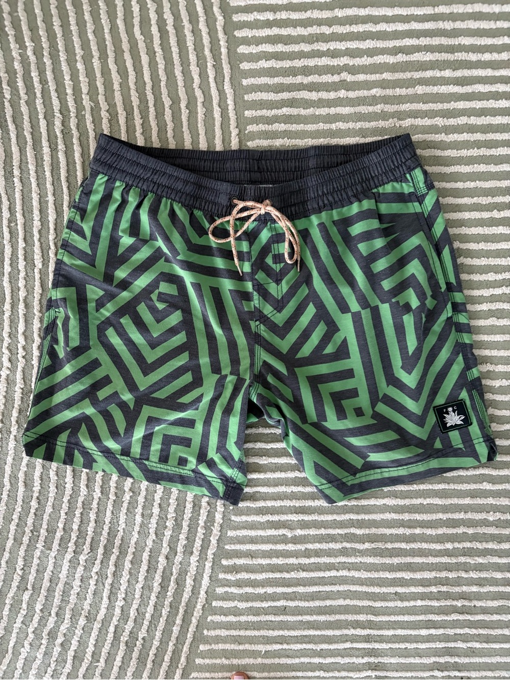 Howler Brothers Limited Edition 2022 Verde Collection Swim Board Shorts Waist 35